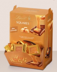 LINDT SQUARES KG.1,2 PZ.75 LATTE CARAMELLO